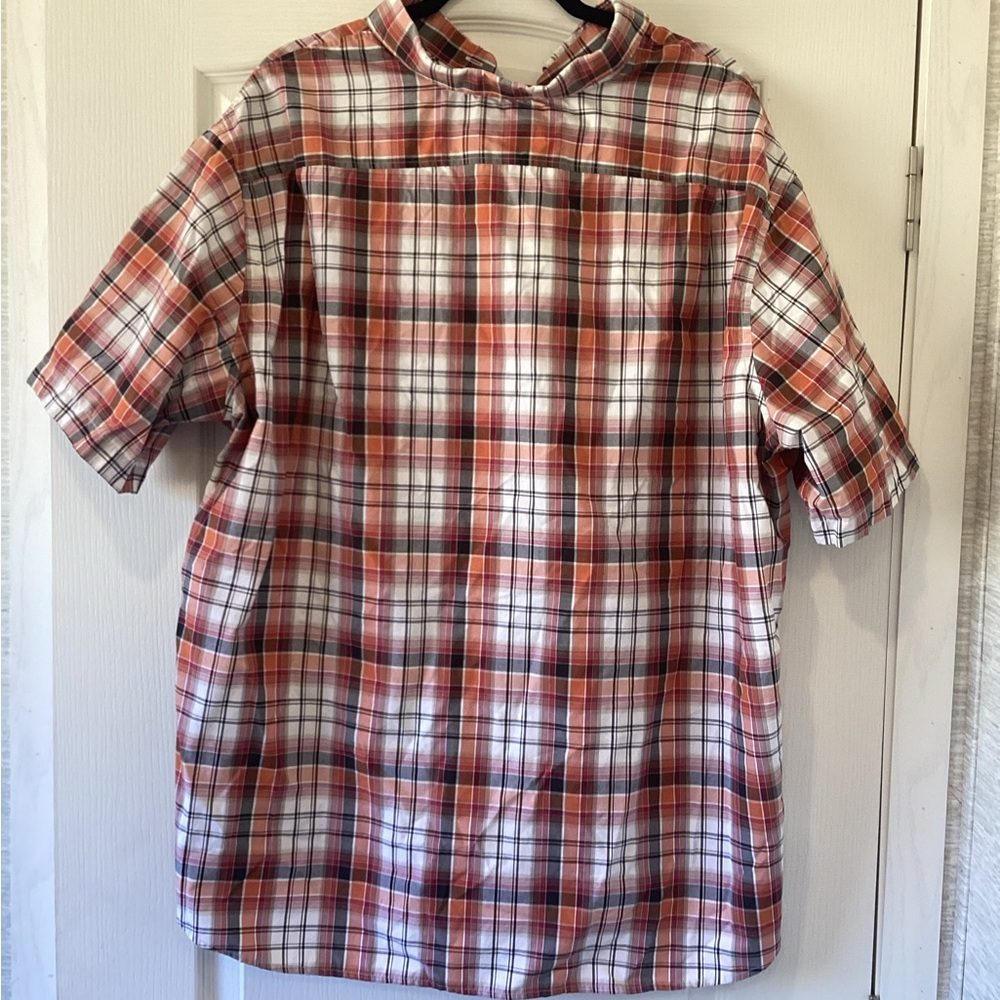 Eddie Bauer Plaid Casual Shirt size 3XL EUC - Picture 2 of 3